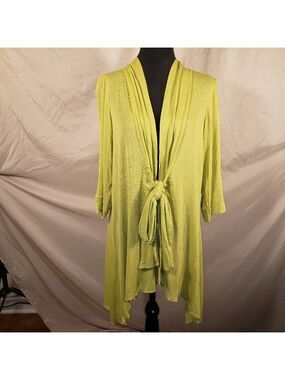 Per Una Lime Green Tie-Front Cardigan - 16